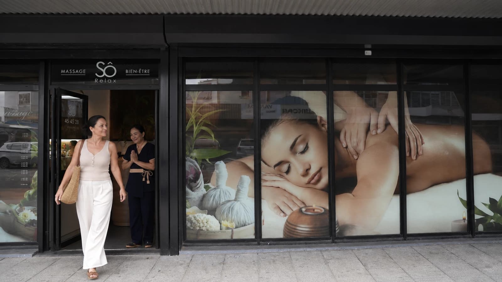 La façade du salon Sô Relax, avenue Maréchal Foch
