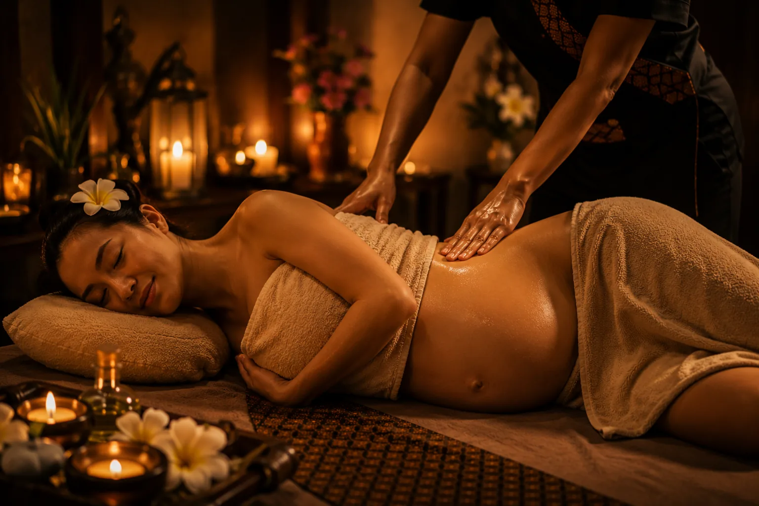 Massage femme enceinte