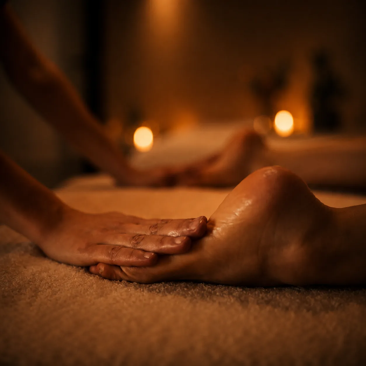 Massage jambes et pieds ou bras et mains
