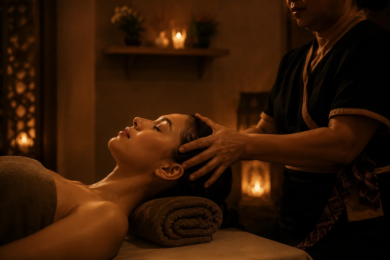 Massage tête et nuque