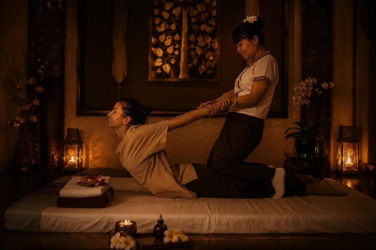 Massage traditionnel thaïlandais