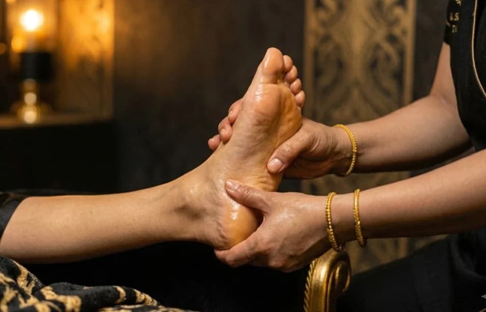 Massage des pieds