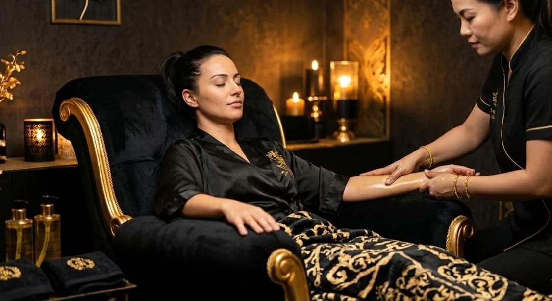 Massage des mains et des bras