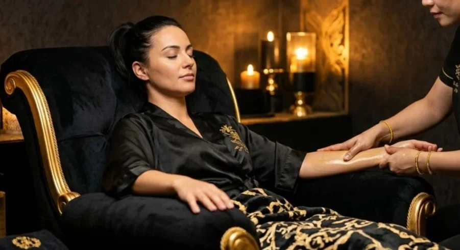 Massage des mains et des bras